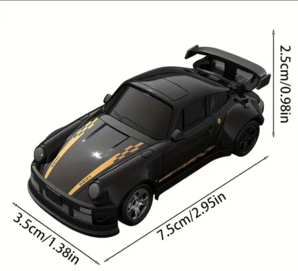 VOITURE RC TÉLÉCOMMANDÉE À GRANDE VITESSE À L’ÉCHELLE 1/64 – Image 2
