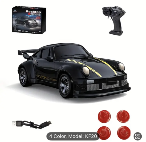 VOITURE RC TÉLÉCOMMANDÉE À GRANDE VITESSE À L’ÉCHELLE 1/64 – Image 3